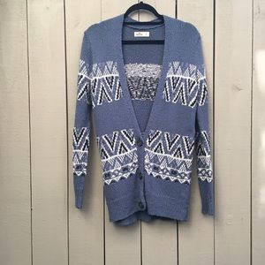 Hollister patterned cardigan